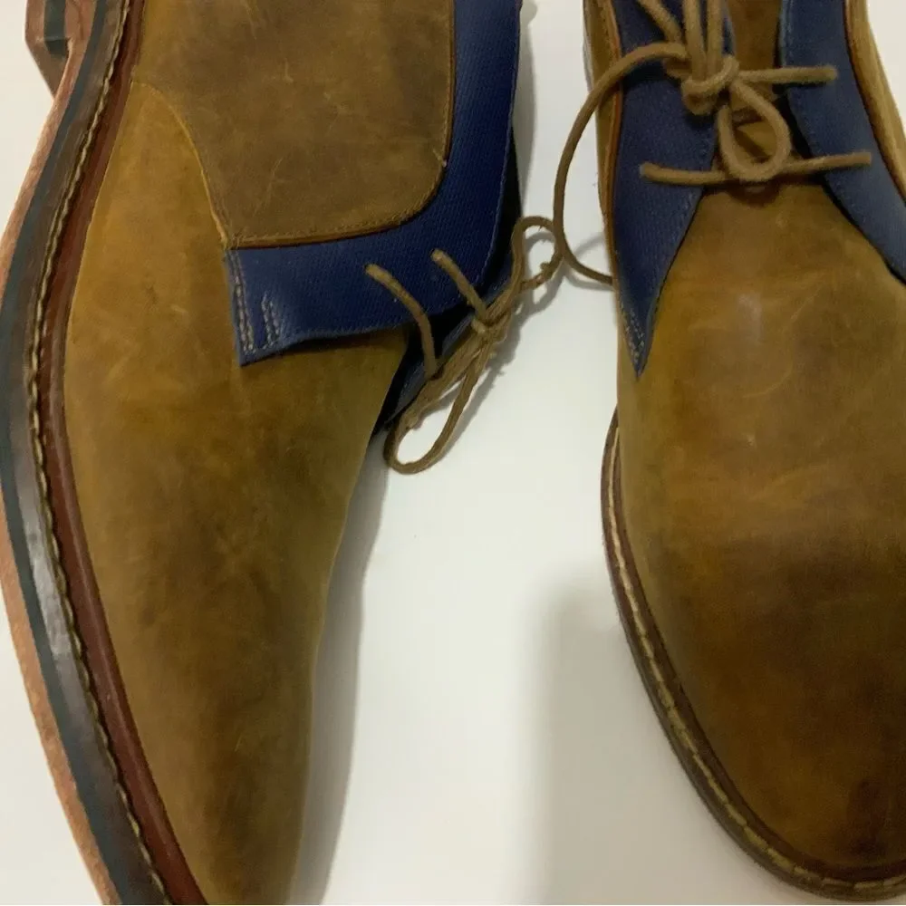 Cole Haan C20149 Mens size 9 Cambridge Chukka Brown leather Boots